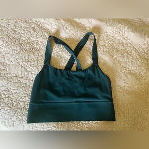 Athleta Longline Black Sports Bra
